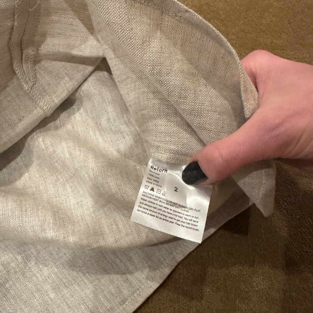 Reformation Linen Skirt - Picture 3 of 3